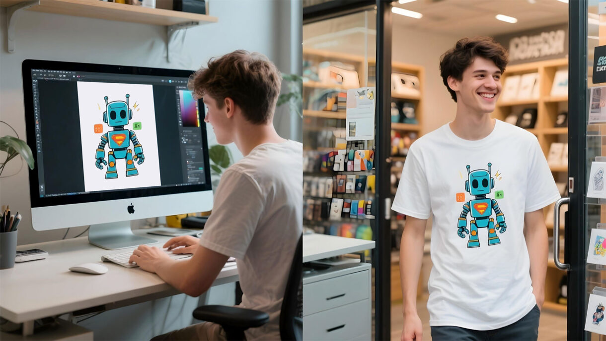 estampar camisetas na hora