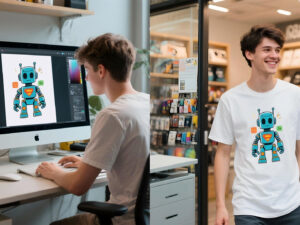 estampar camisetas na hora