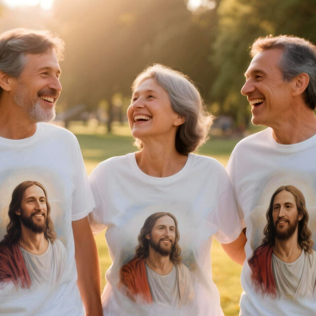 camiseta de igreja personalizada