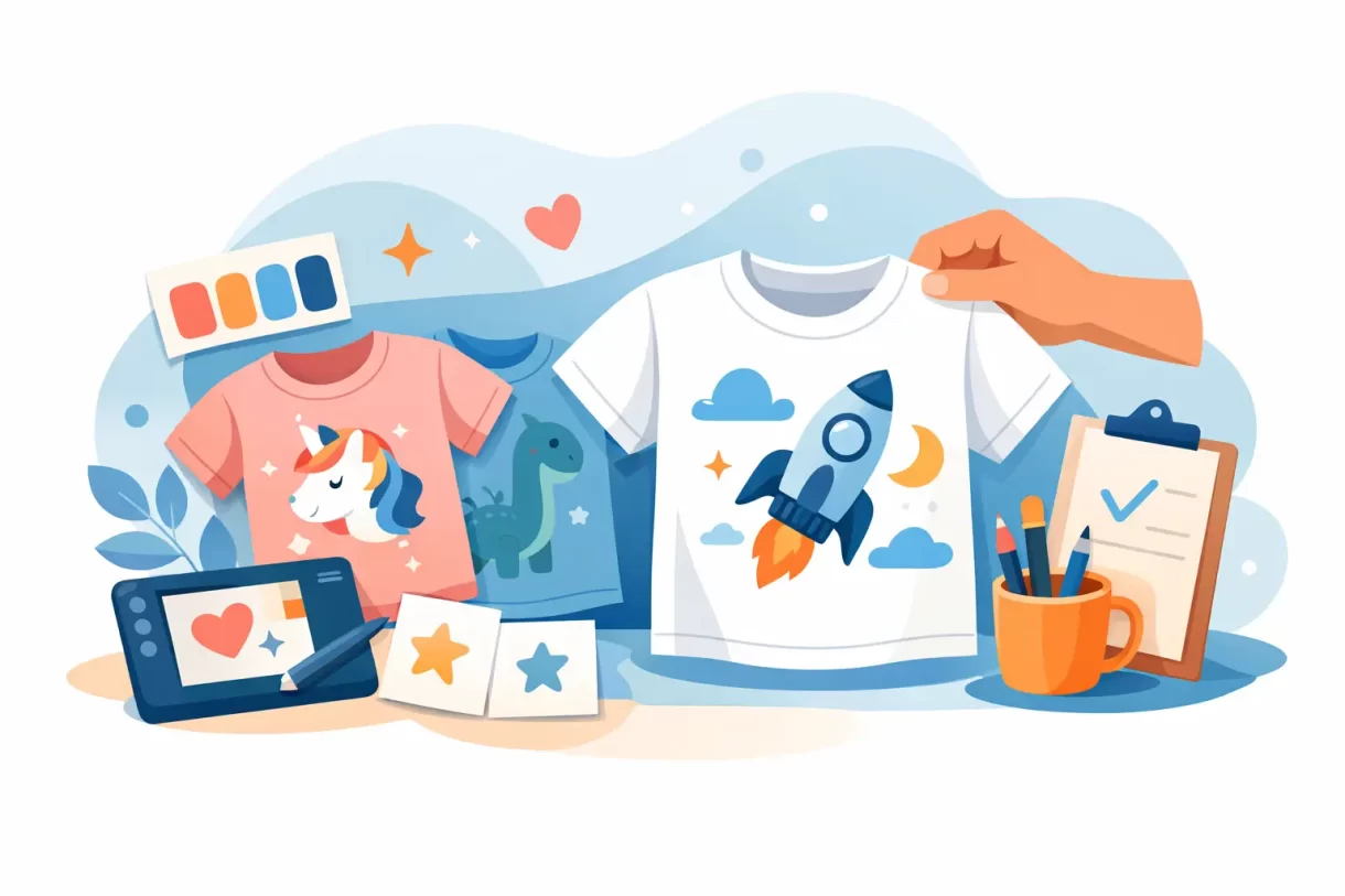 Camiseta infantil personalizada: como acertar