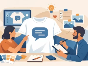 Camiseta personalizada com frase: como acertar