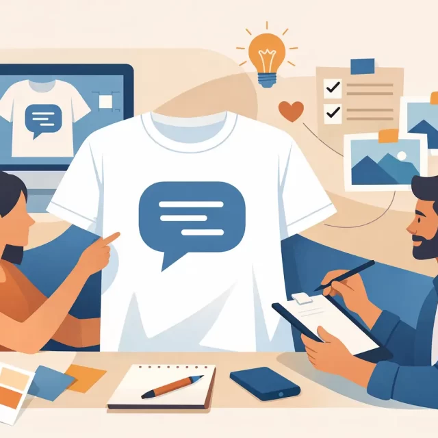 Camiseta personalizada com frase: como acertar