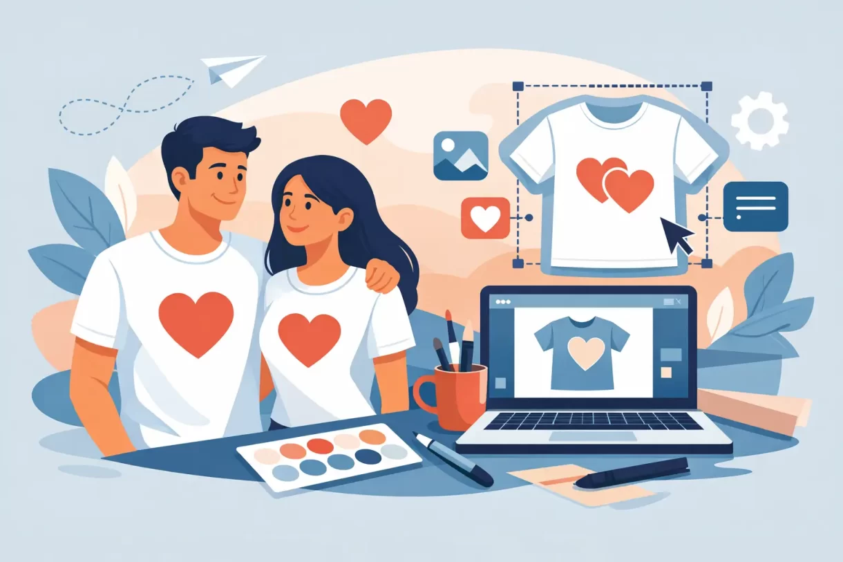 Camiseta personalizada para casal: como criar