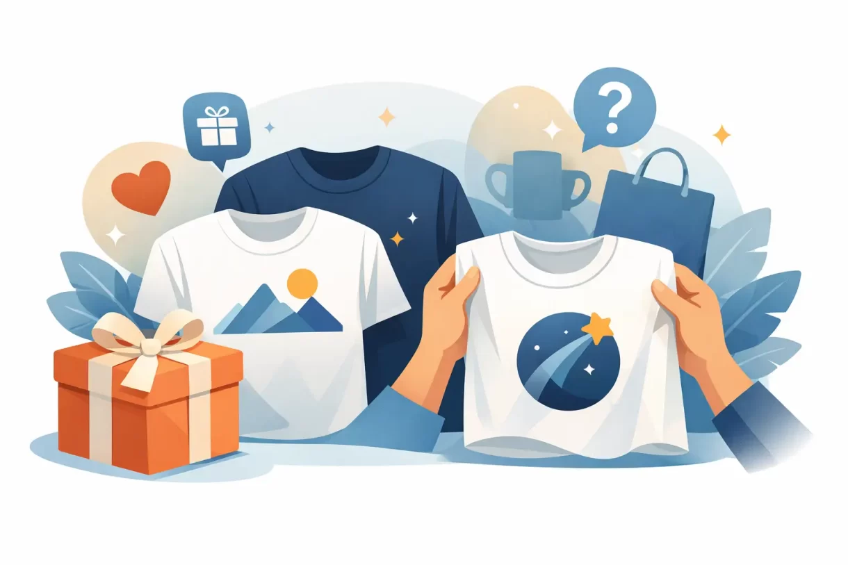 Camiseta personalizada para presente vale a pena?